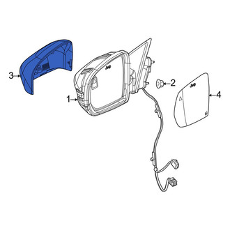 Jeep OE - Front Left Door Mirror Cover