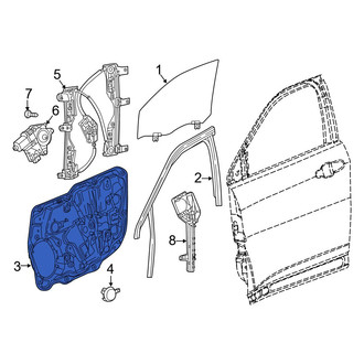 Jeep OE - Front Right Door Panel Carrier