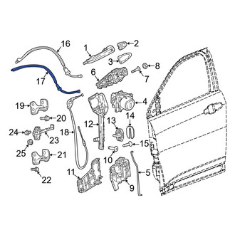 Jeep OE - Front Door Latch Cable