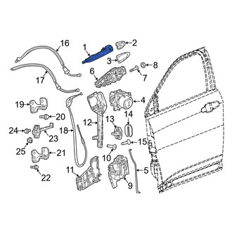 Jeep OE - Front Outer Exterior Door Handle
