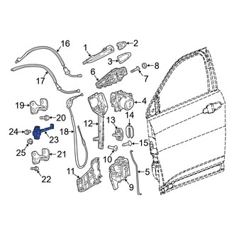 Jeep OE - Front Door Check