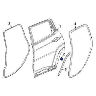 Jeep OE - Rear Door Stop