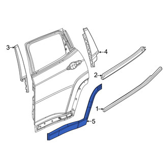 Jeep OE - Rear Left Door Molding