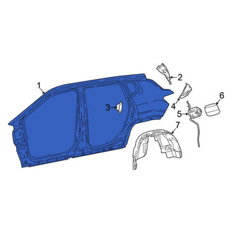 Jeep OE - Rear Left Inner Quarter Panel
