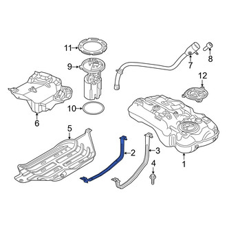 Jeep OE - Right Fuel Tank Strap