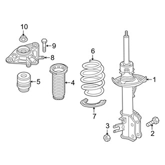 Jeep OE - Rear Suspension - Struts & Components (FWD)