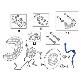 Jeep OE - Rear Brake Hydraulic Hose