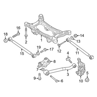 Jeep OE - Rear Suspension - Suspension Components (MP Body Code 4WD / AWD)
