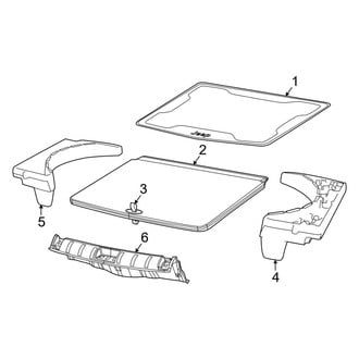 Jeep OE - Rear Body & Floor - Interior Trim (Latitude / Limited / Sport / Trailhawk MP Body Code)