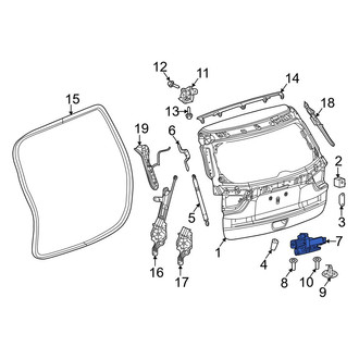 Jeep OE - Rear Liftgate Latch