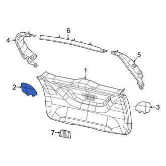 Jeep OE - Rear Right Tail Light Access Cover