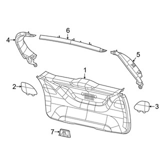 Jeep OE - Lift Gate - Interior Trim