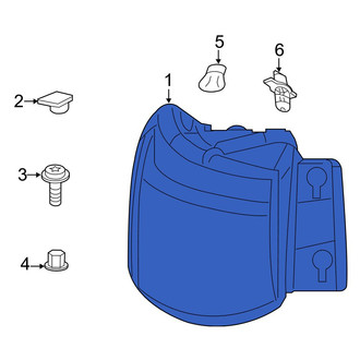 Jeep OE - Left Tail Light Assembly