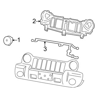Jeep OE - Front Lamps - Headlamp Components