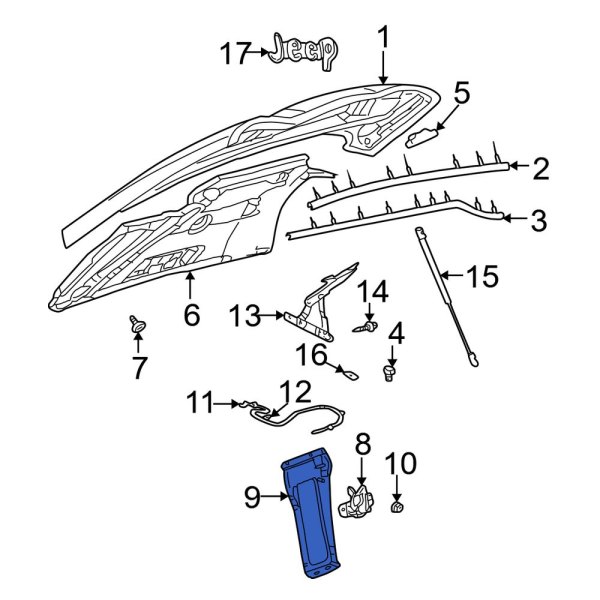 Hood Latch Support