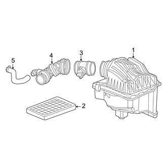 Jeep OE - Engine - Air Inlet (2.8L)