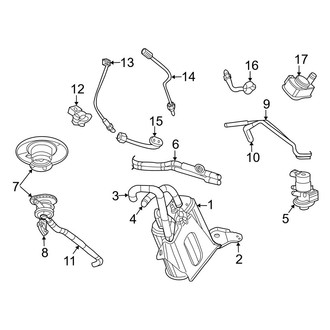 Jeep OE - Emission System - Emission Components (Limited / Sport 3.7L)