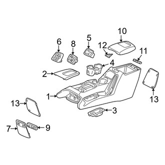 Jeep OE - Console - Center (RWD)