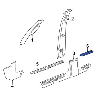 Jeep OE - Rear Right Door Sill Plate