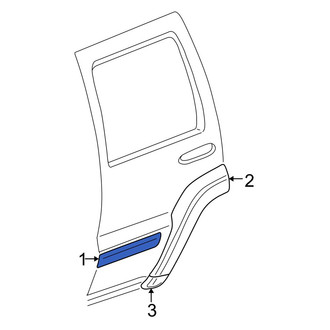Jeep OE - Rear Right Body Trim Molding