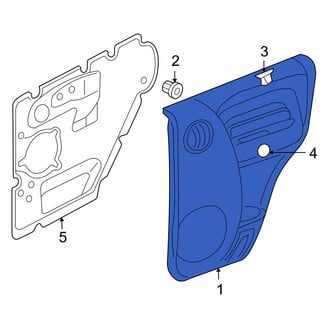 Jeep OE - Front Right Inner Door Interior Trim Panel