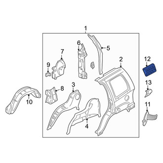 Jeep OE - Rear Quarter Panel Vent