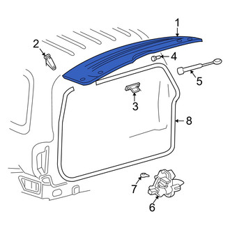 Jeep OE - Rear Liftgate Glass