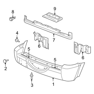 Jeep OE - Rear Bumper - Bumper & Components
