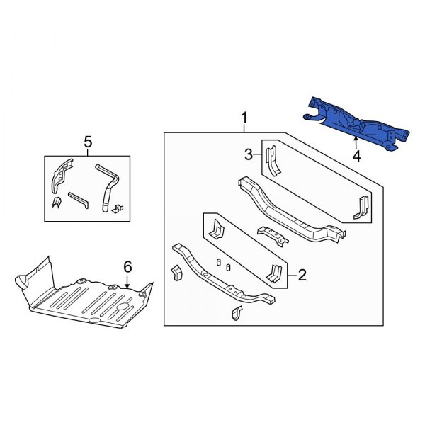 Radiator Support Tie Bar