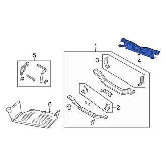 Jeep OE - Front Radiator Support Tie Bar