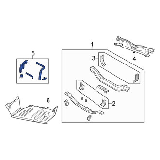 Jeep OE - Front Left Radiator Support Side Panel
