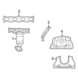 Jeep OE - Exhaust System - Manifold (2.4L)