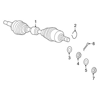 Jeep OE - CV Joint Retaining Ring