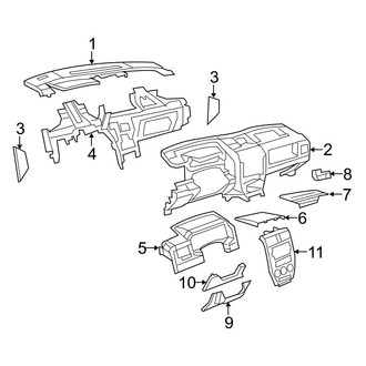 Jeep OE - Instrument Panel Components