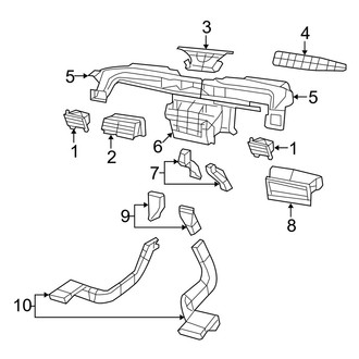 Jeep OE - Instrument Panel - Ducts