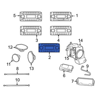 Jeep OE - Radio Control Unit