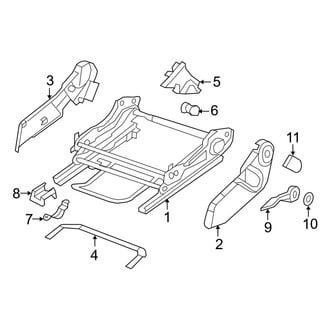 Jeep OE - Seats & Tracks - Tracks & Components (Driver Seat, With Power)