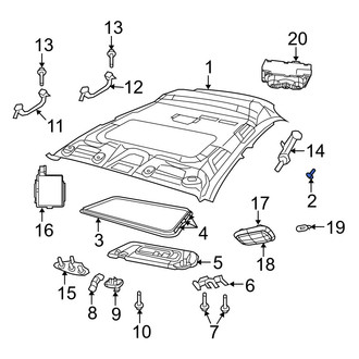 Jeep OE - Headliner Cap