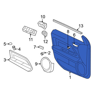 Jeep OE - Front Right Inner Door Interior Trim Panel