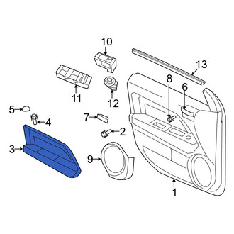 Jeep OE - Front Right Door Armrest