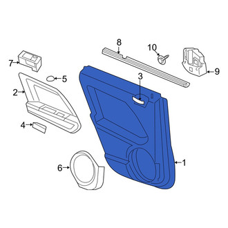 Jeep OE - Front Right Inner Door Interior Trim Panel