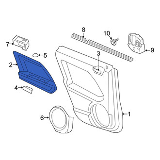 Jeep OE - Front Right Door Armrest
