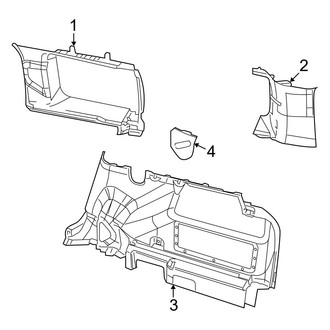 Jeep OE - Quarter Panel - Interior Trim