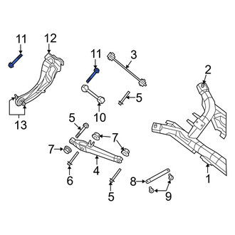 Jeep OE - Outer Suspension Control Arm Bolt