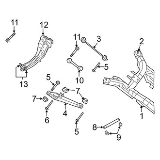 Jeep OE - Rear Suspension - Suspension Components (Latitude / Limited / Sport 4WD)