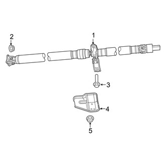 Jeep OE - Rear Suspension - Drive Shaft (Latitude / Limited / Sport 4WD)