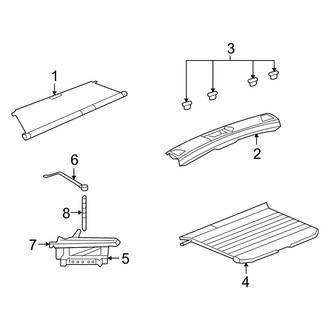 Jeep OE - Rear Body & Floor - Interior Trim