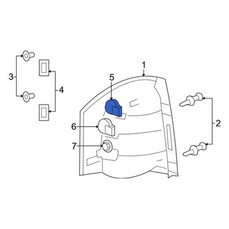 Jeep OE - Brake Light Socket