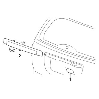 Jeep OE - Rear Lamps - License Lamps