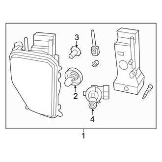 Jeep OE - Front Lamps - Headlamp Components